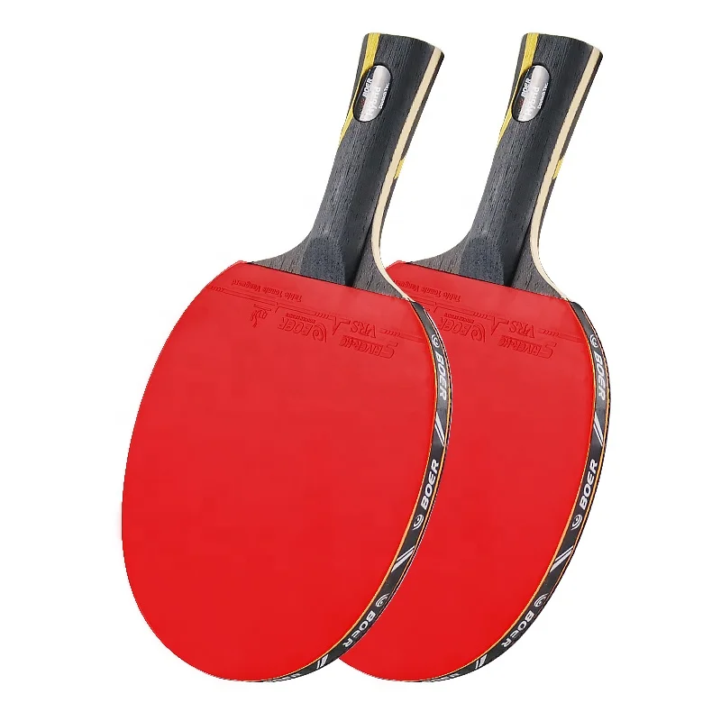 Racket Paddle Professional 1pc Table Tennis Bat Rubber Sponge Ping Pong For Boer 