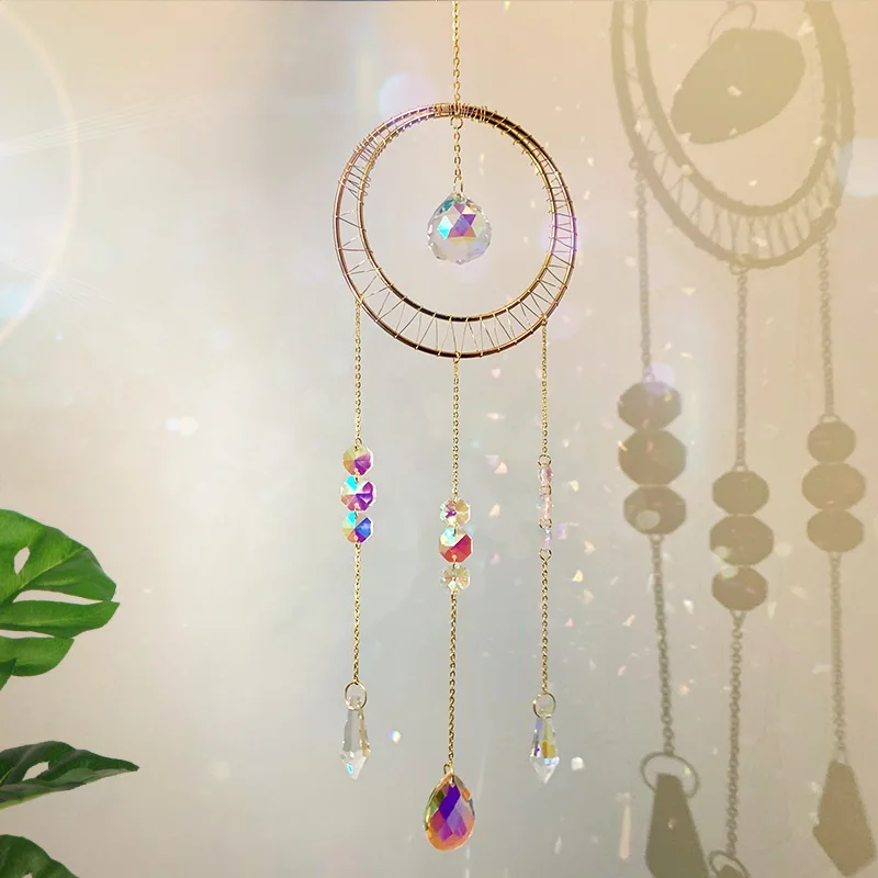 Оптовая продажа, высокий кварц k9, Хрустальный Ловец Солнца, Хрустальный Ловец Солнца, подвесные солнцезащитные очки для украшения