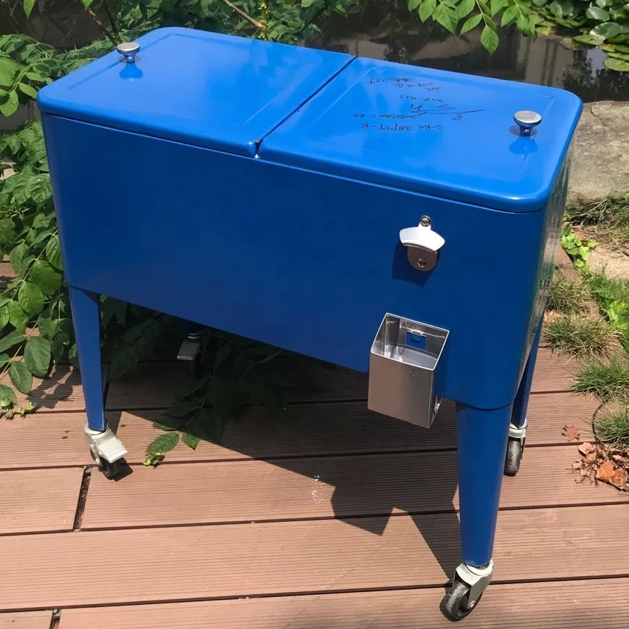 Quarter 2023 Rolling Cooler Cart Beer Cooler Cart Beverage Drink Rolling Cooler Cart Buy