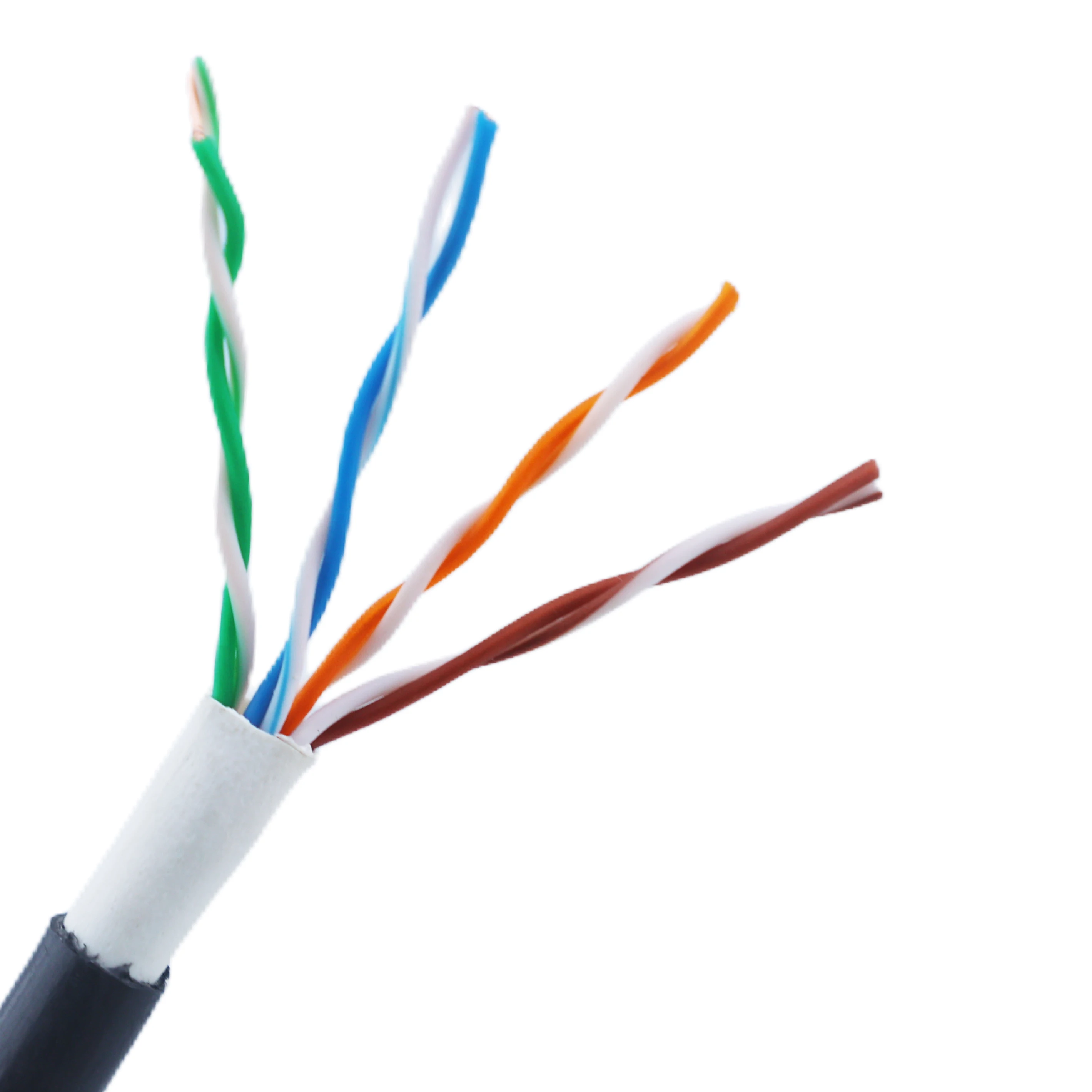 Неэкранированный сетевой кабель ethernet lan для использования внутри помещений вне экранированный utp ftp sftp 4P 24awg CCA 100 м 305 1000 футов cat5 cat 5 cat5e