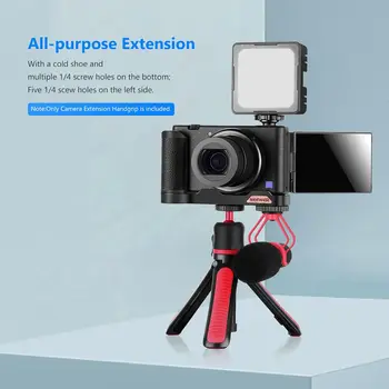 Neewer Camera Handle Grip Bracket Compatible with Sony ZV-1 Camera, ZV1 Camera Base Mount Bracket with Base Microphone/Fill detail image
