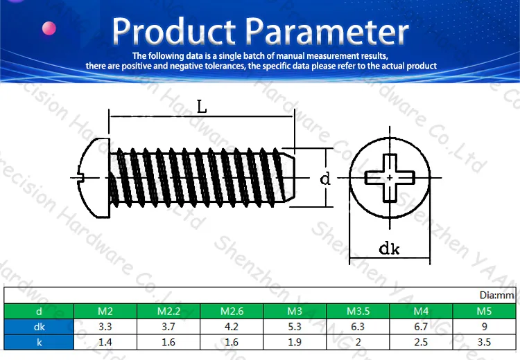 800 Viti Autofilettanti M2 In Acciaio Carbonio - Testa Bombata Per Legno, Plastica E Metallo - Foto 3