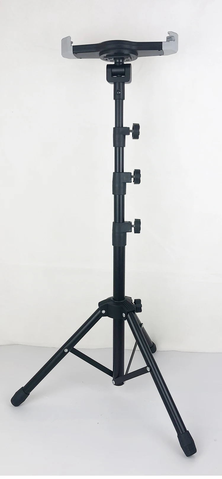 Hot sell adjustable Metal tripod tablet floor stand for sale