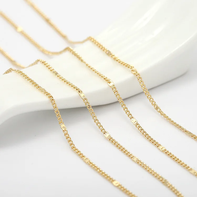 Design 18k Gold Plated Link Chain 