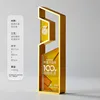 Trapezoid brilliant gold model