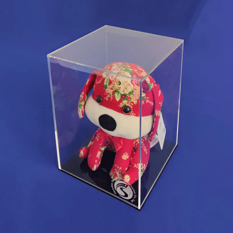 Vitrine Acrylique TOYANDONA 1/43 - 14x7.2x6cm - Protection Anti-Poussière Pour Modèles Voitures