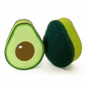 Cleaning Supplies Household Sponge Dish Wash Kitchen Cleaning Sponge Pu Sponge With Scouring Pad