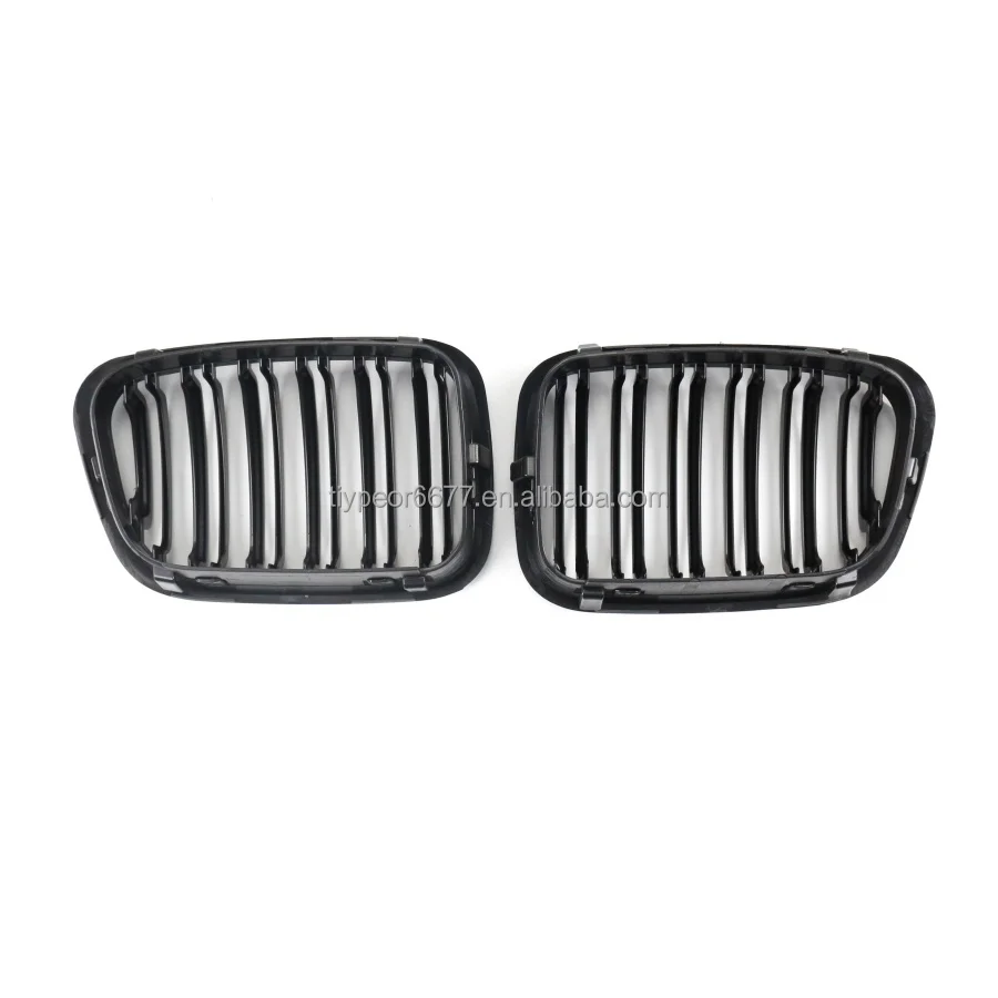product tiypeor double line three color hood front bumper kidney racing grill for bmw 3 series e46 1997   2001-8