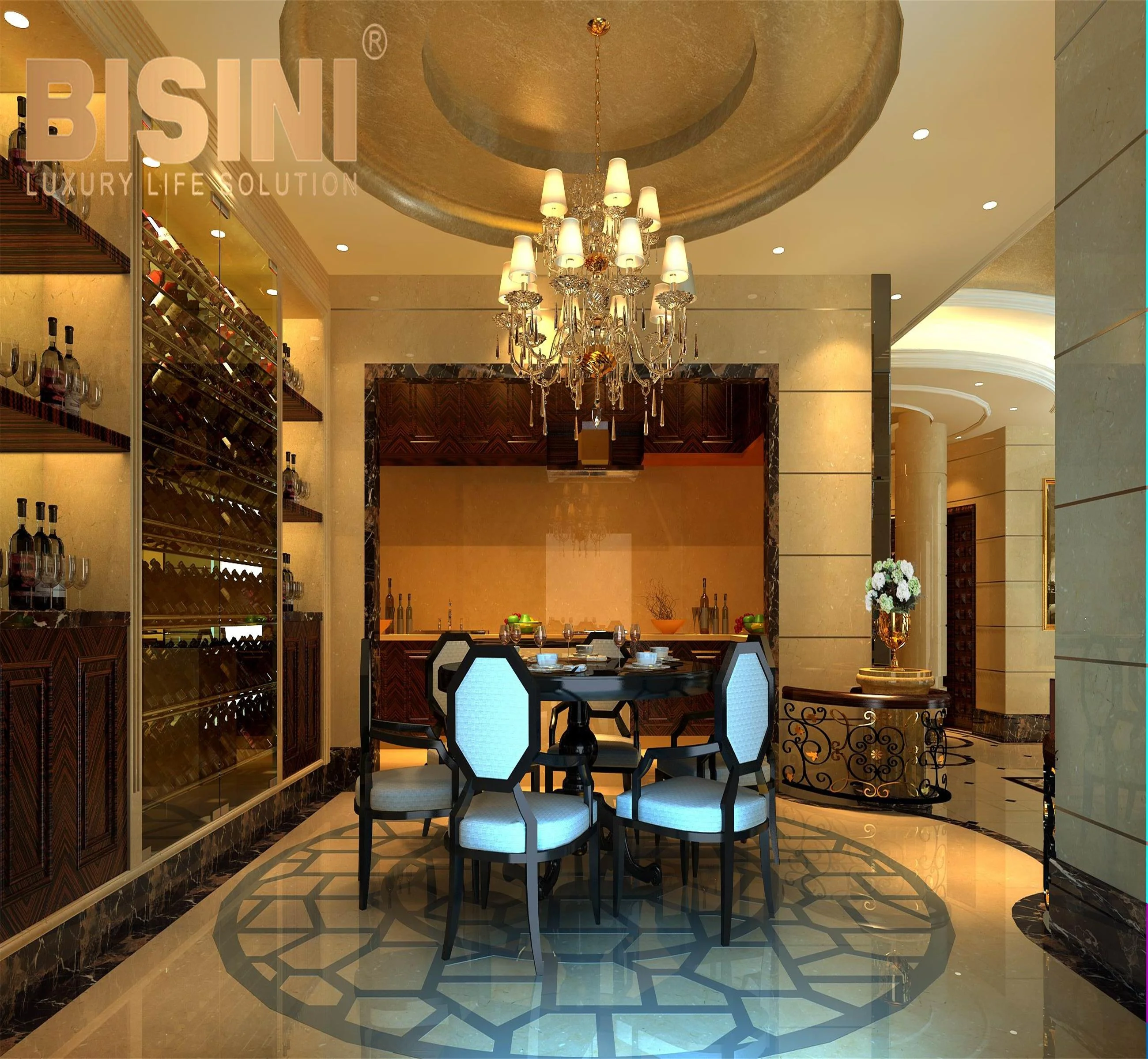 3D-эффект с высоким разрешением для дизайна интерьера виллы, 3d-проектирование строительства дома