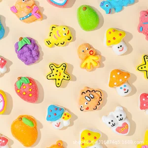 Sweet Flavored Factory Supply Marshmallow Candy Popular Ocean Mushroom Shape with Fruity Mixed Colors Coated Bag