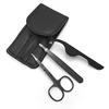 black lashes tweezers set