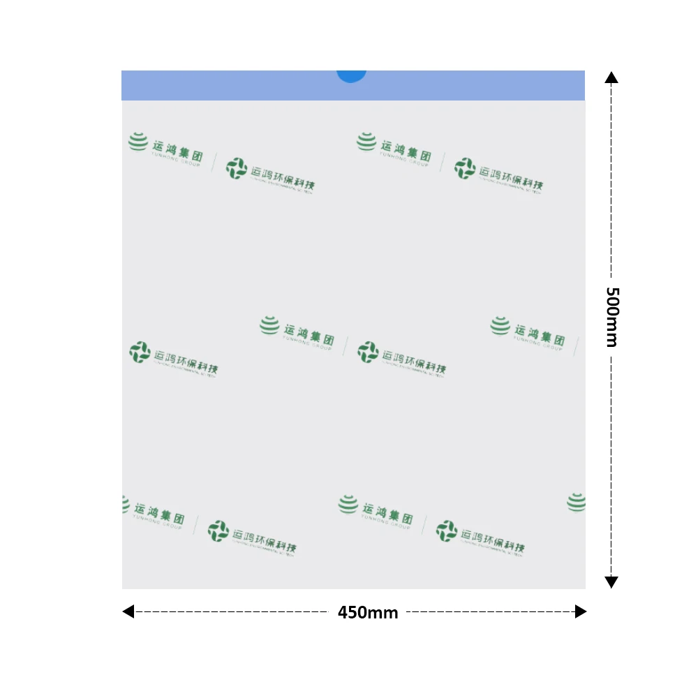 Изготовление на заказ прочный кукурузный крахмал полиактидный биоразлагаемый контейнер бытовые мусорные пакеты со шнурком
