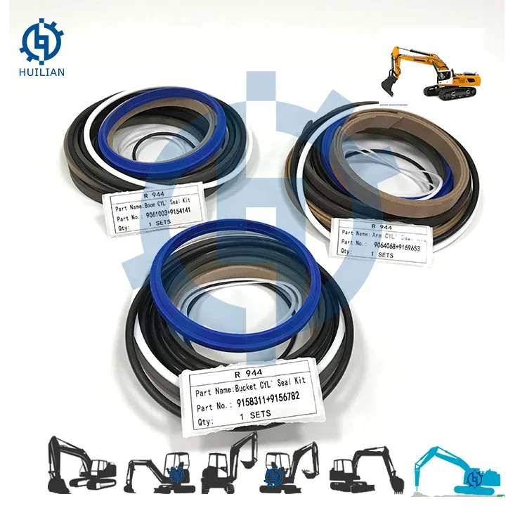 R906 Hydraulic Cylinder Seal Kit for Excavator Repair - High