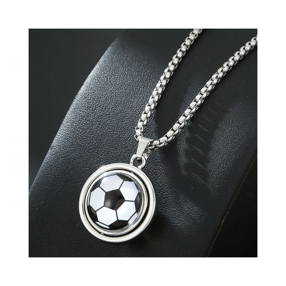 2026 Football World USA Canada Mexico National Team Stainless Steel Waterproof Plated Hip for Personalized Fashion Pendant