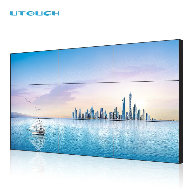 65 дюймов 1920*1080 Разрешение сенсорный экран ЖК-дисплея рекламы видеостена bf видео плеер