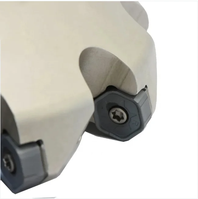 Nigel Hard alloy HNGU 0906 series double-sided hexagonal 12 blade coated fast feed milling cutter insert