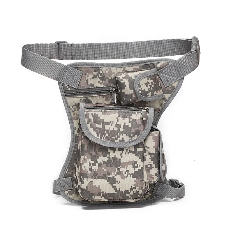 Oxford Drop Leg Bag - Water-Resistant Thigh Pack For Motorcycle, Hiking, Travel | Adjustable Waist & Thigh Strap