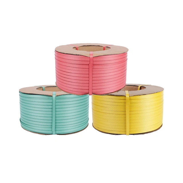 Yalanpack Multicolor Plastic 5mm PP Strapping for Automatic Packing Machine
