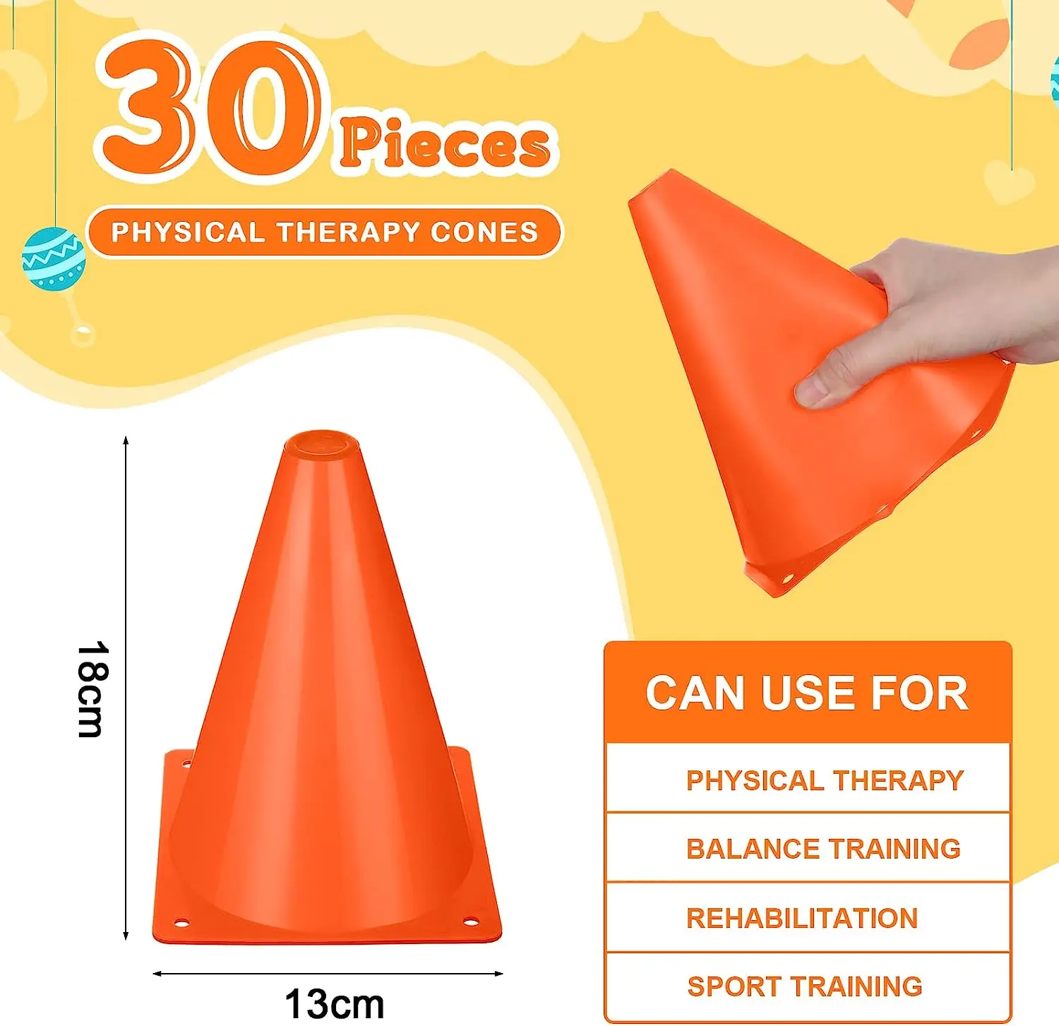 Factory Direct Sale Sport Fitness Football Marker Cones Speed Training Agility Soccer Cones