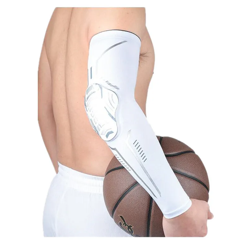 1 Paio Manicotti per Braccio da Pallavolo Manicotti sportivi elastici Manicotti a compressione per avambracci Polsino Con Imbottitura Protettiva E Foro Per Pollice Manicotti Pallavolo per Donna