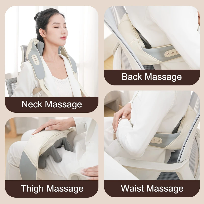 deep kneading neck hand-shaped massager wireless