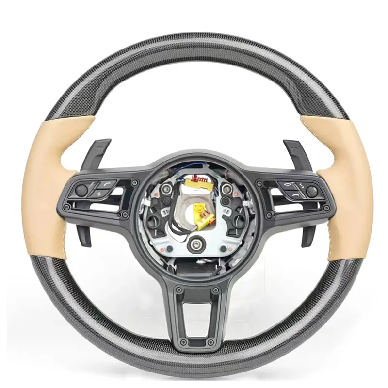 Sjc Customize Carbon Fiber Steering Wheel For Porsche Cayman Cayenne