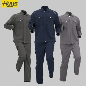 High Quality Workwear Jacket Pants Suit Factory Direct TC Construction Work Clothes Scrubs Uniforms for Men Women