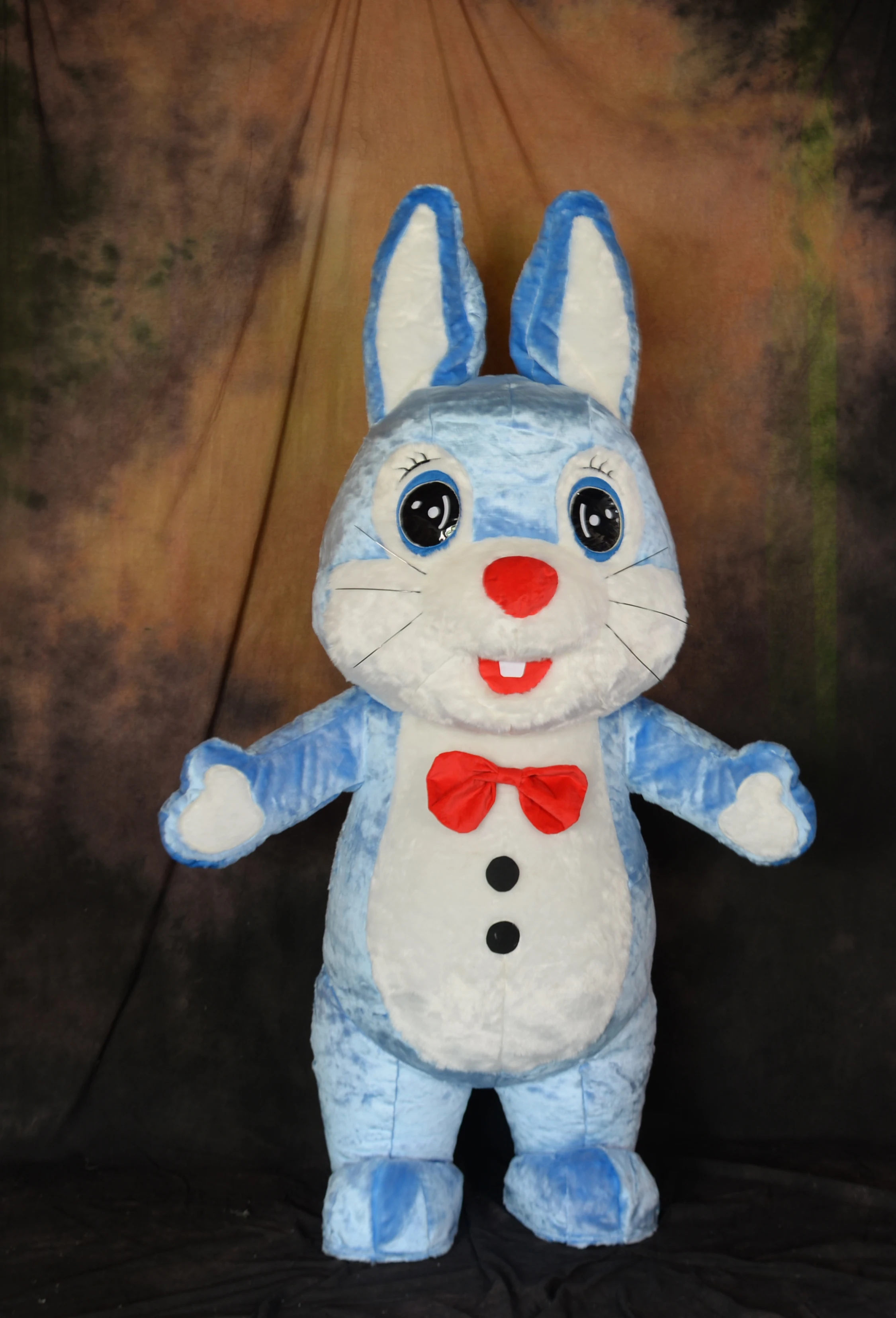 Factory Price Custom Advertising Easter Inflatable Rabbit Suit Inflatable Mascot Walking Bunny Costume for Adult