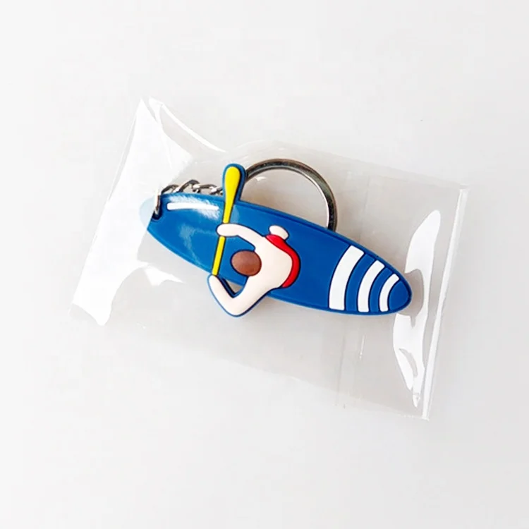 Custom 2d Soft Pvc Keychains Personalized Soft Rubber Keyrings 3d Customized Silicone Rubber Key Chain manufacture
