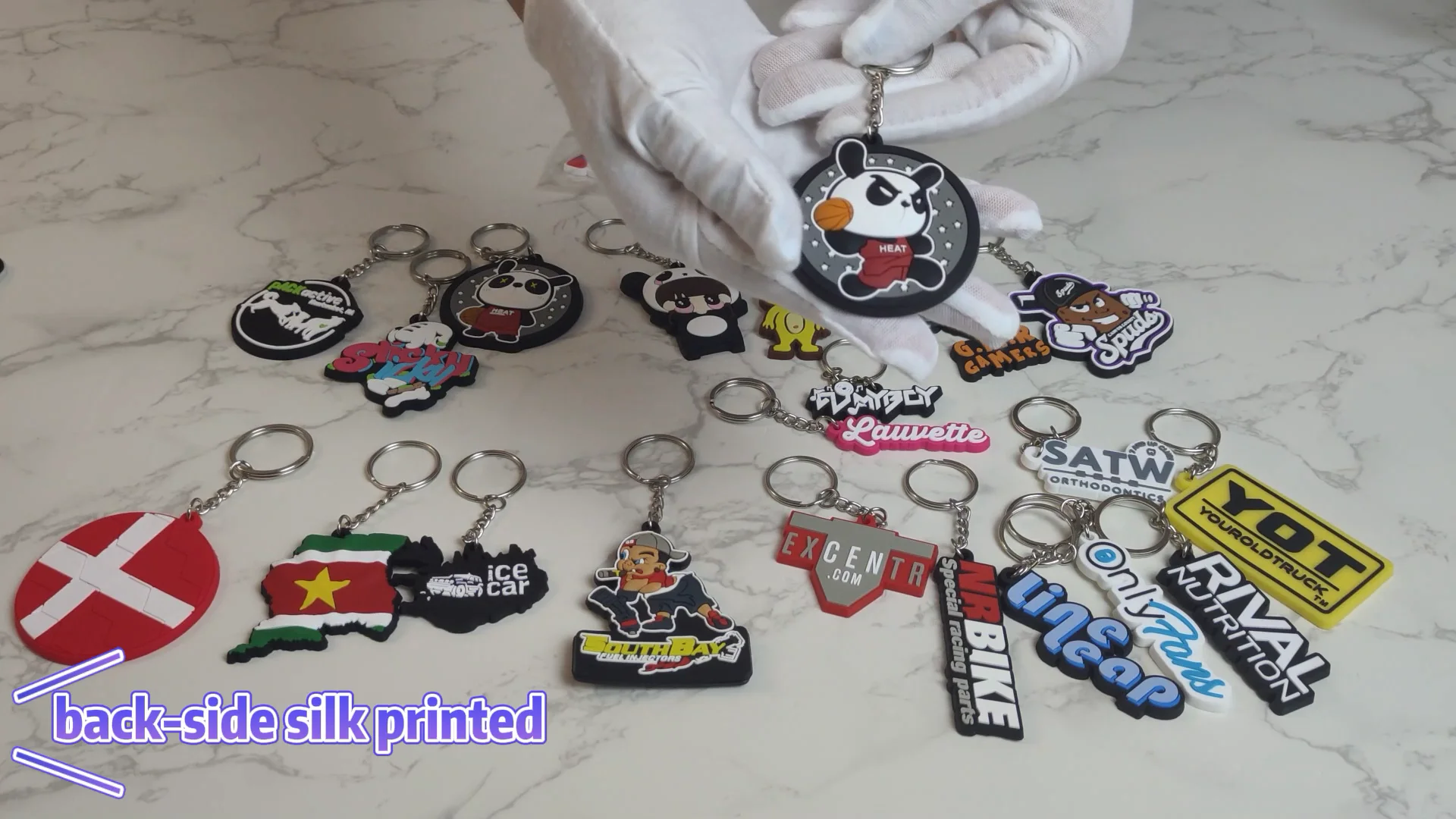 Custom Free Design 2d Soft Pvc Plastic Keychain Promotional Advertising T Anime 3d Rubber Key 