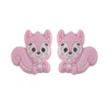 Squirrel Focal bead Baby Pink SA124