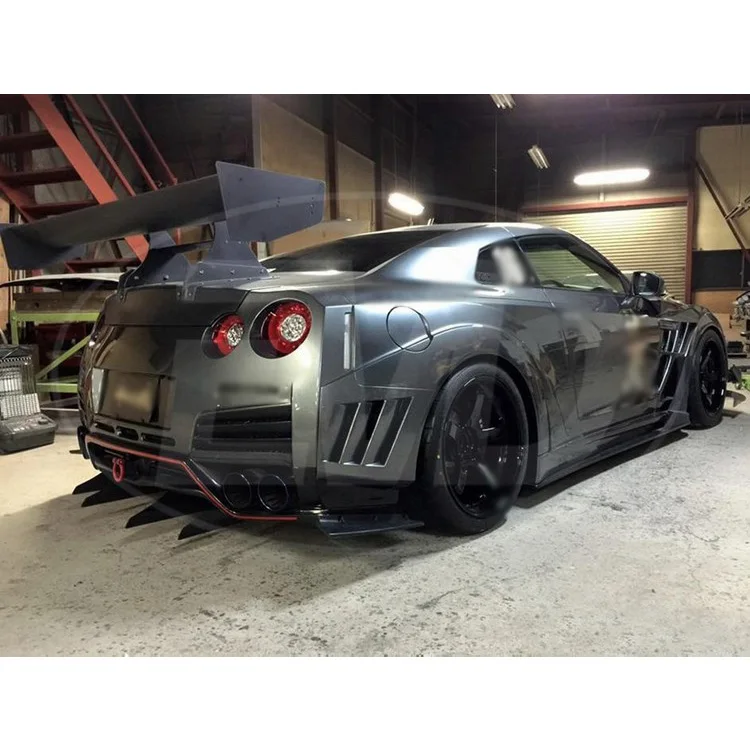 GLASS FIBER WIDE BODY KITS for 2008-2016 NISSAN GTR R35 VARI R SUPER ...