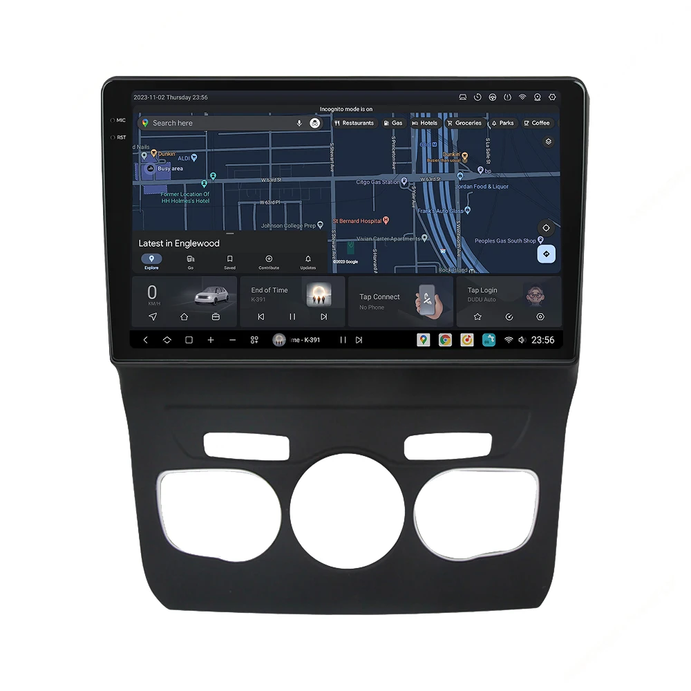 DUDU7 Android 13 Car Radio 12G+512G Navigation GPS Multimedia Video Player 2K Screen for Citroen C4 C4L DS4 2013-2016