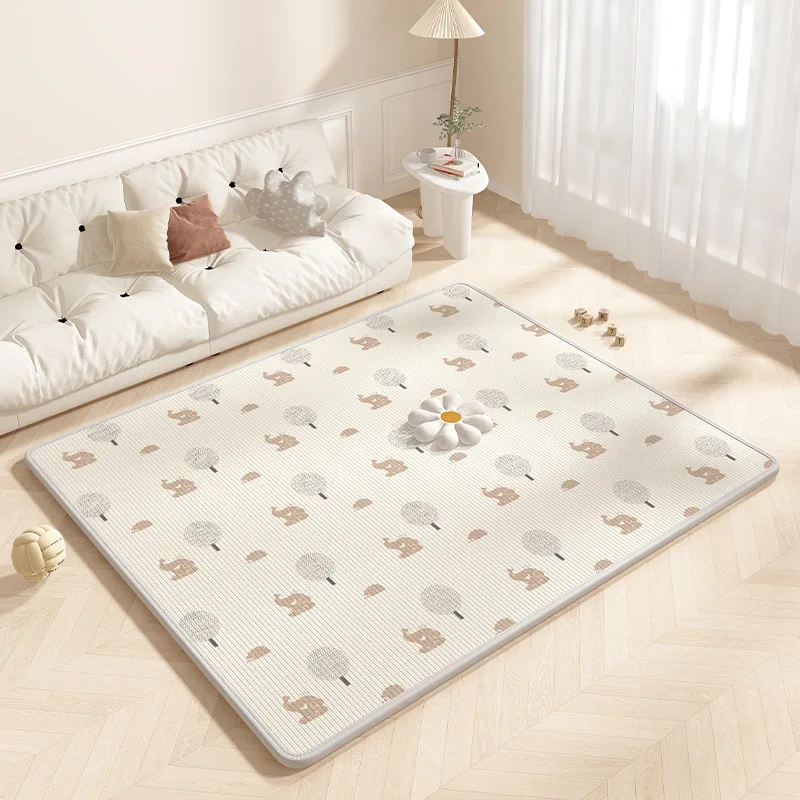 Alfombra plegable para gatear para niños IVY, alfombra impermeable de doble cara para decoración de habitación, alfombra de espuma suave para niños, alfombra grande para juegos de bebés