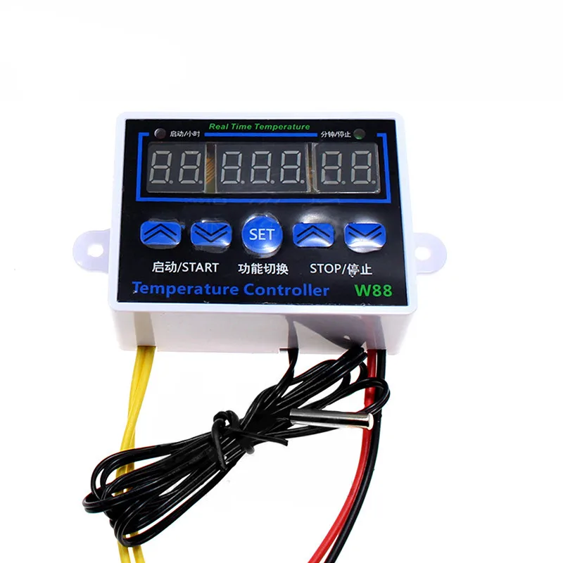 W88 12V/220V 10A Digital LED Temperature Controller Thermostat