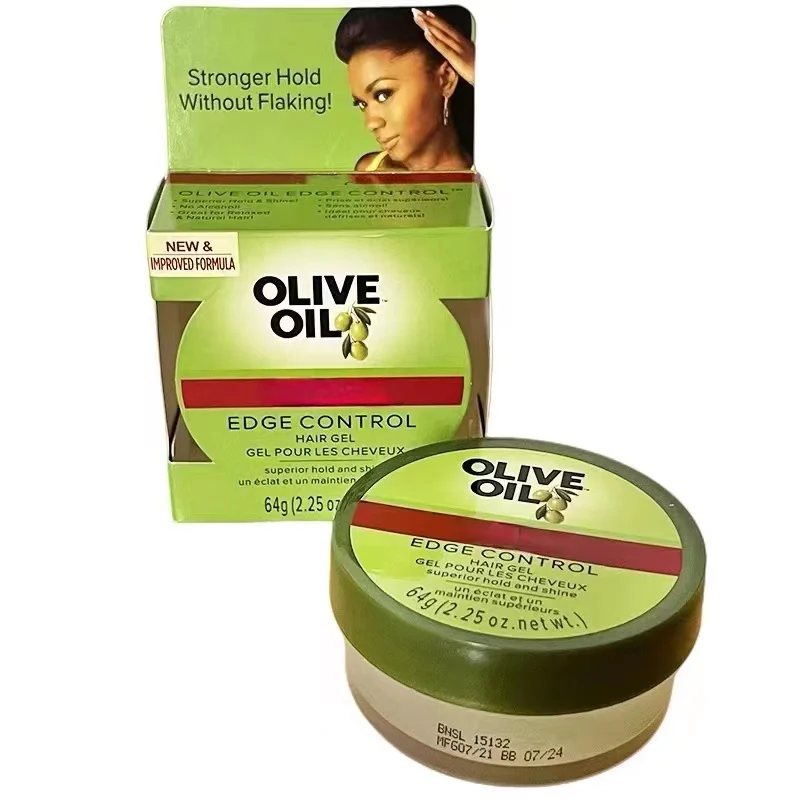 Black Olive Oil Edge Control Hair Gel Prevent Hair Breakage Buy Olive
