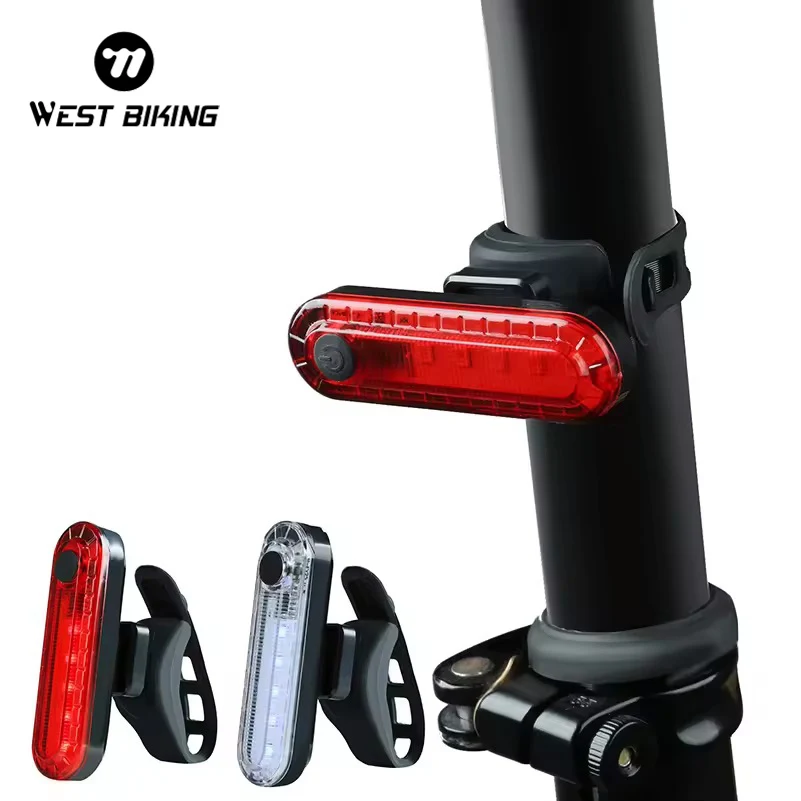 Fanale Bici Posteriore USB Ricaricabile - 4 Luci LED, IPX4 Impermeabile | Fascia In Gel, Montaggio Senza Attrezzi - Foto 4