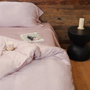 Modern Organic Bamboo Bedding Set Flat Bed Sheet Woven Wholesale Price