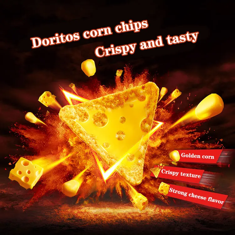 Factory Direct Sales Doritoss 68g Various Flavors French Fries Puffed Snacks Salty Potato Chips