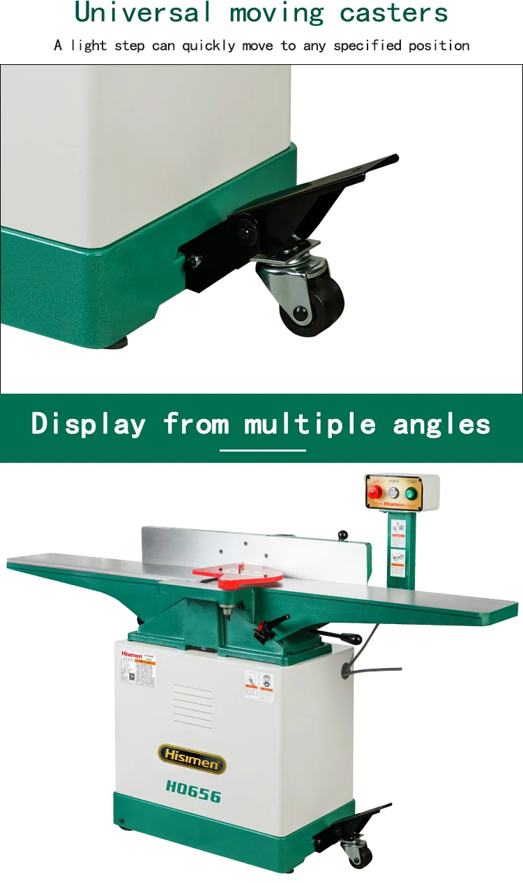 Hisnnen H0656x 8inch 2200w Woodworking Jointer Planer Machine Electric Planerwood Thickness