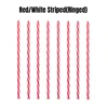 Red White Striped Ringed