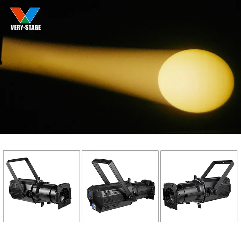 200w Led Ellipsoidal Light Professional Theater Stage Light Warm White Spot Light