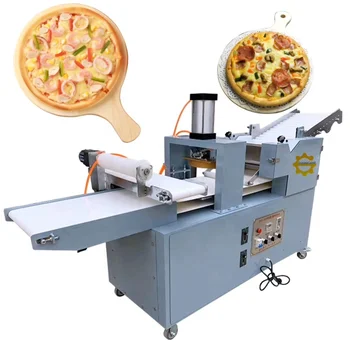 High Efficiency Fully Automatic Pizza Production Line Frozen Pizza Production Line Forming Making Machine