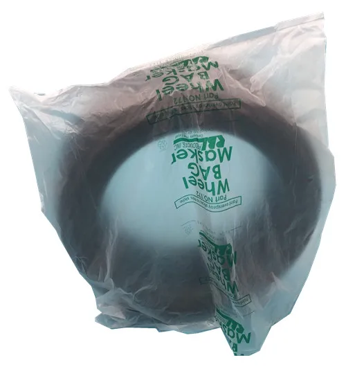 Одноразовый полиэтиленовый пластиковый чехол для автомобиля с резинкой для гаража