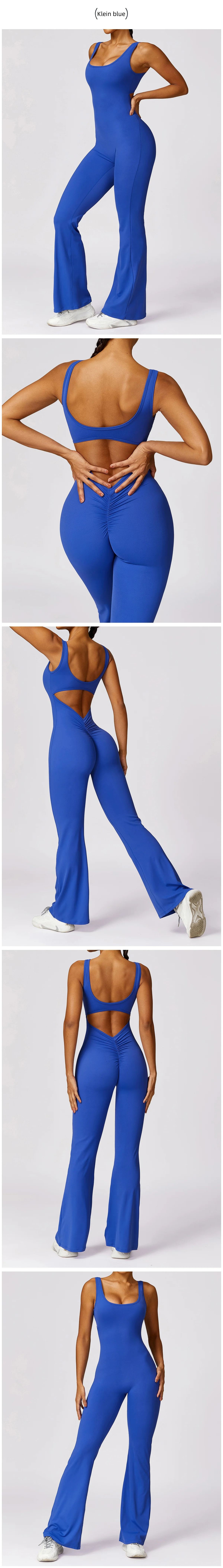 One Piece New Women Woman Scrunch Butt Bodysuit Set Fitness Brand Sexy Pleated Arrival Plu Size Romper Ropa Yoga Jumpsuit details