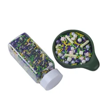 Mixed Colorful matte sprinkles sprinkl cake decor edible cake decorations with 100g bottle  for food ingredients