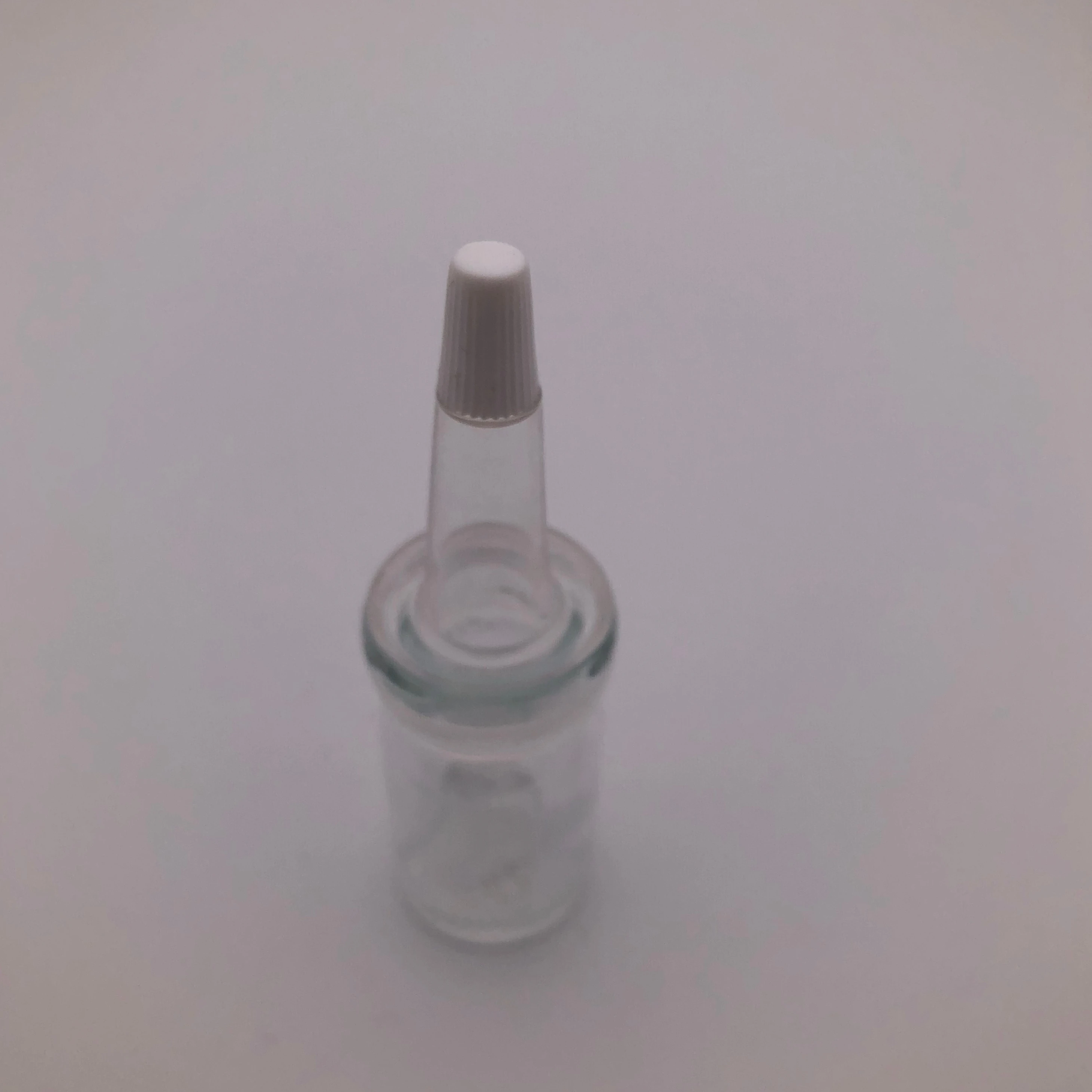 Eco Friendly Skincare Amber Tiny Glass Vials With Lids ISO 20001