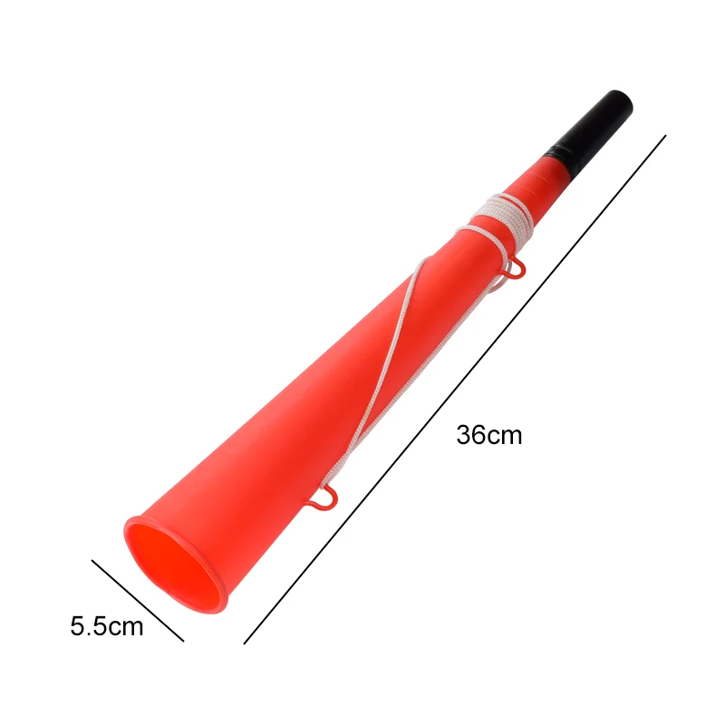 Ningbo Junye Cheering Item Plastic Cow Ship Sports Horn Vuvuzela for World Cup Euro Cup in Warehouse