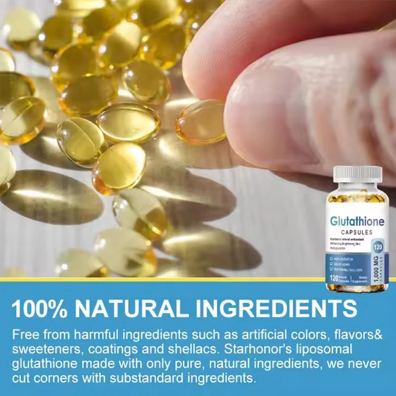Glutathione Capsules From Korea Collagen 1000mg 5000mg Whitening Pills  Halal HACCP OEM