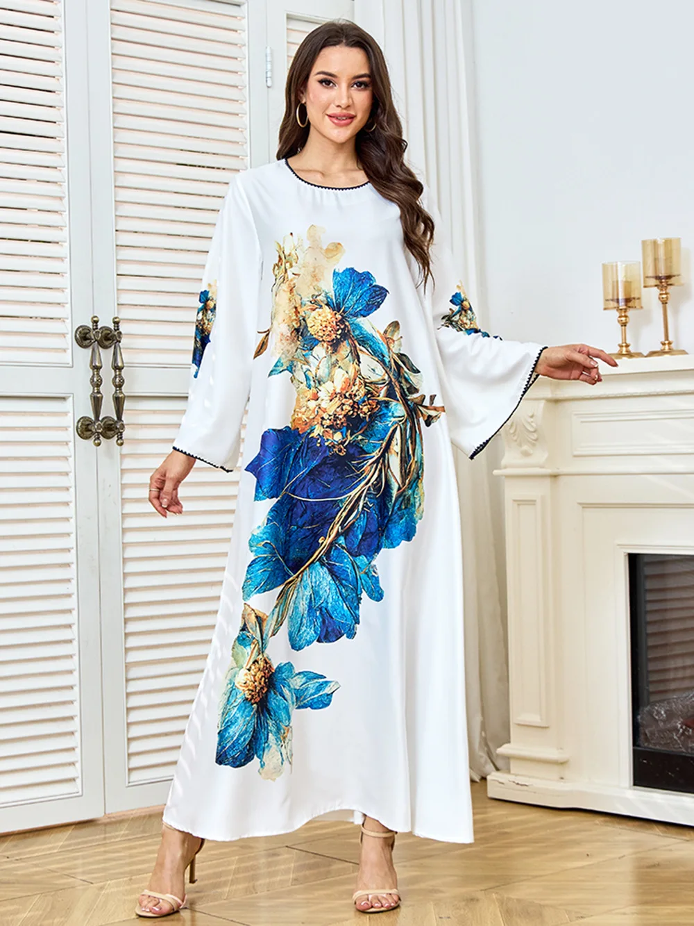 women's muslim dress Dresses for Women Abaya Middle East Arabian Robe Dubai Islamic Ladies Conservative Maxi Kaftan With Hijab Long Sleeve Prayer Clothes for Ramadan Eid Formal Wedding Party Evening Black at Amazon Feel regal and fancy in this shimmery tulle empire waist dress Sax Blue Long Dress for